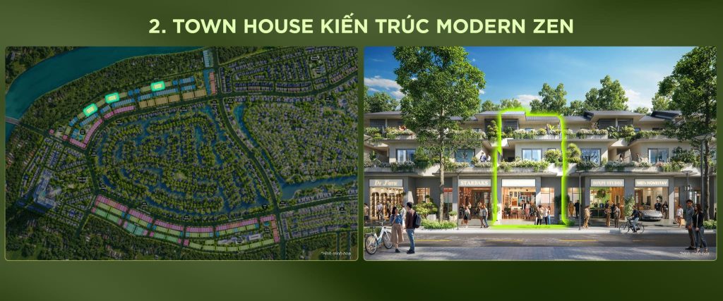Townhouse Kiến Trúc Modern Zen