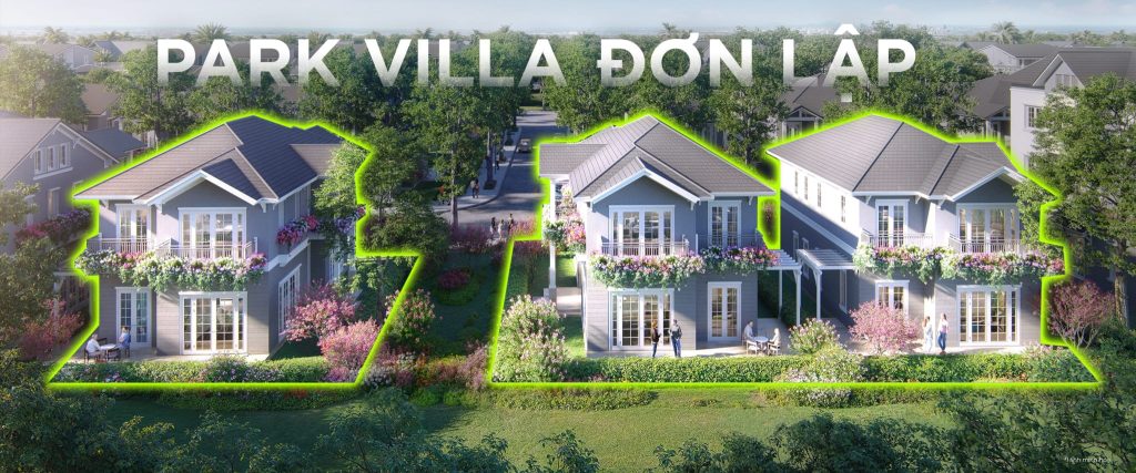 Khoảng cách Park Villa Đơn lập Modern Country