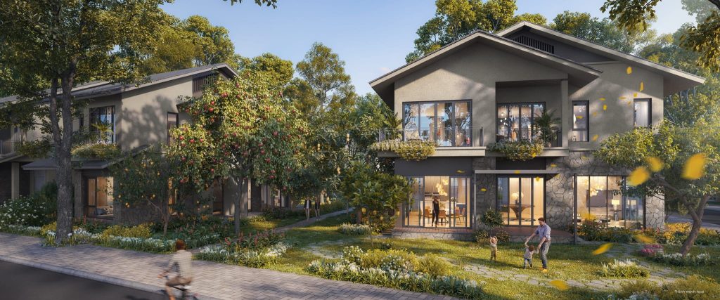 Khoảng cách Park Villa Đơn lập Modern Zen