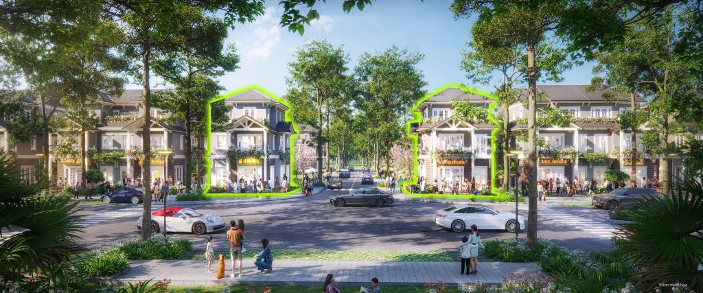 Khoảng cách Shop Villa Đơn lập Modern Country