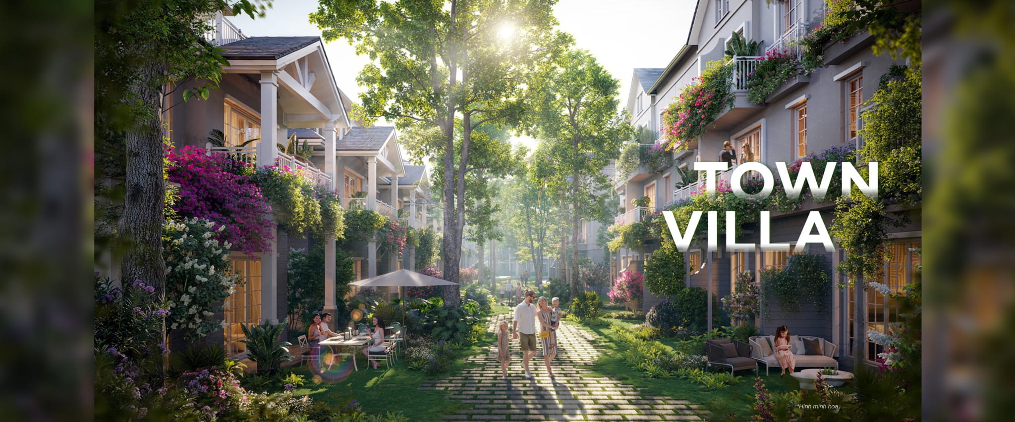 Không gian sống Town Villa Modern Country