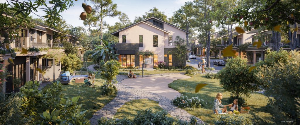 Không gian xanh Park Villa Đơn lập Modern Zen