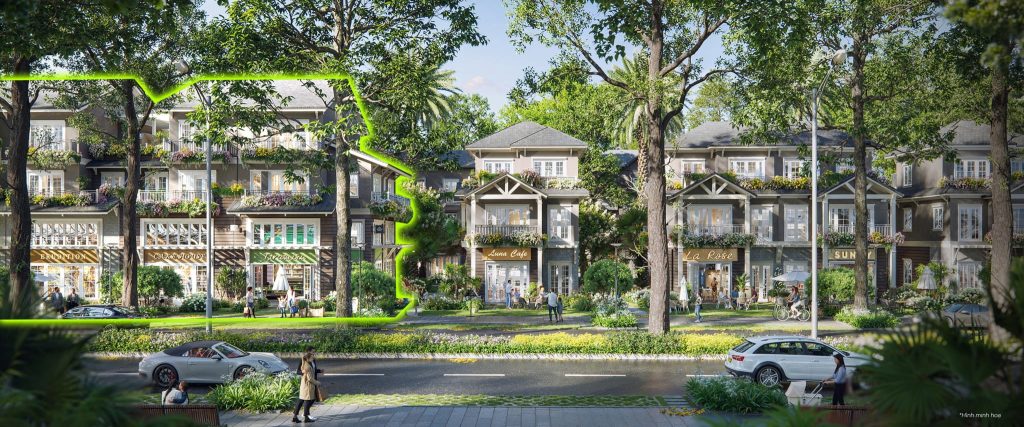 Mặt tiền Shophouse Modern Country