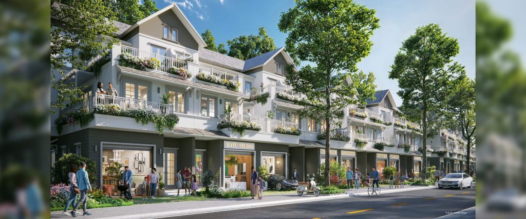 Mặt tiền Town Villa Modern Country