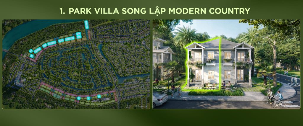 Park Villa Song lập Modern Country