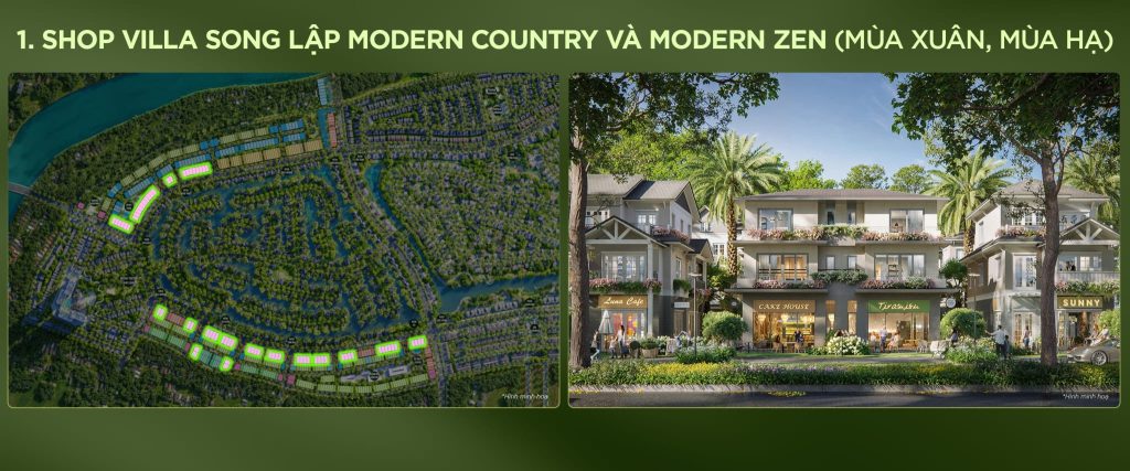 Shop Villa Modern Country Và Modern Zen
