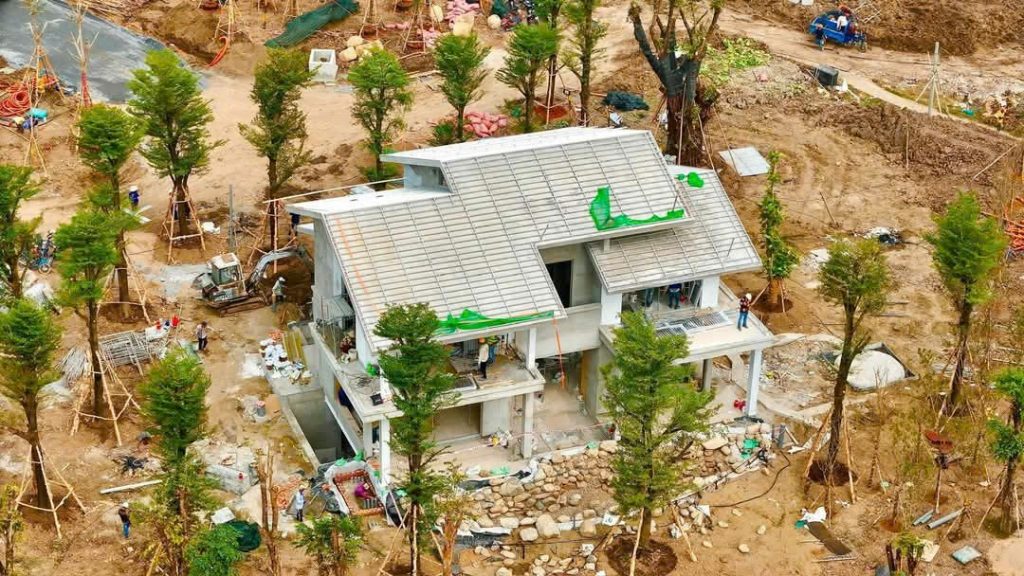 Tiến độ thi công dự án Eco Retreat Ecopark Long An tháng 4 2025 2